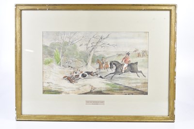 Lot 1488 - S ALKEN; watercolour, 'The Old Berkeley Hunt',...