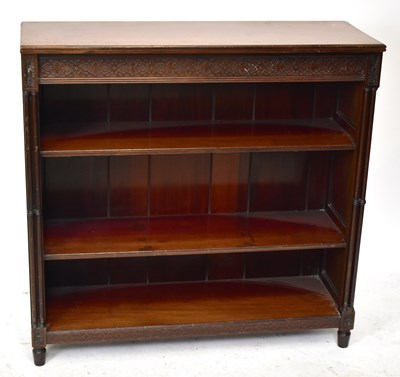 Lot 1596 - An early 20th century mahogany dwarf open...
