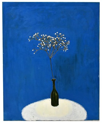 Lot 1312 - JACOB SUTTON; oil on canvas, still life study...
