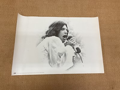 Lot 164 - MICK JAGGER; three original black and white...