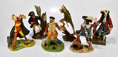 Lot 2229 - ROYAL DOULTON; six figures to include Robin...