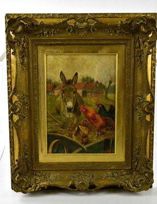 Lot 6191 - HERBERT WILLIAM WEEKES (1841-1914); oil on...