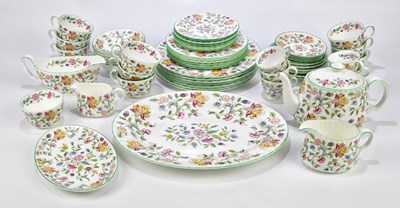 Lot 2034 - MINTON; a tea and dinner service in the...