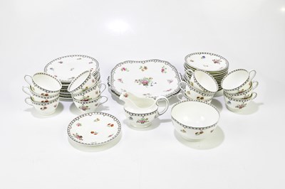 Lot 2131 - AYNSLEY; a part tea service decorated with...