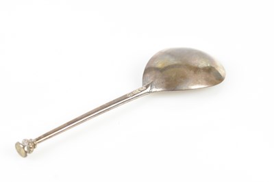 Lot 2720 - A George II hallmarked silver seal top spoon...
