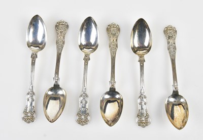 Lot 2773 - JOHN MUIR; six Victorian hallmarked silver...