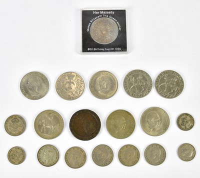 Lot 3220 - A small quantity of coins to include five 1947...