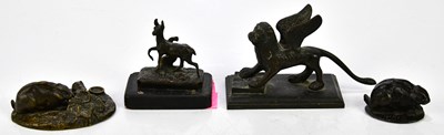 Lot 1543 - AFTER CHRISTOPHER FRATIN; a miniature bronze...