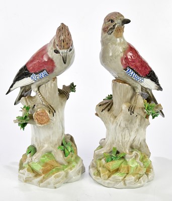 Lot 2163 - DRESDEN; two large hard paste porcelain models...