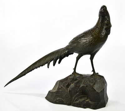 Lot 1537 - GEORGES LAVROFF; a French Art Deco bronze...