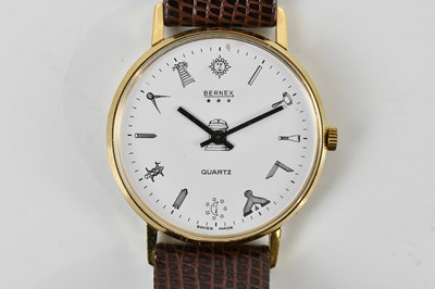 Lot 1892 - BERNEX; a gents Swiss made quartz wristwatch,...