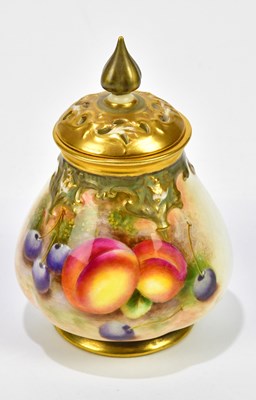 Lot 2014 - ROLANDS FOR ROYAL WORCESTER; a hand painted...