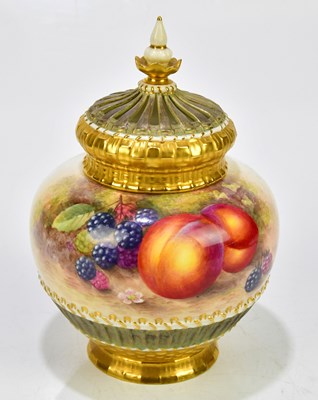 Lot 2005 - HARRY AYRTON FOR ROYAL WORCESTER; a hand...