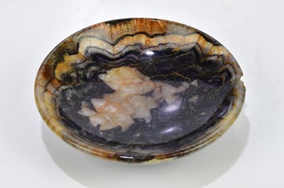 Lot 1404 - BLUE JOHN; a pedestal dish, diameter 14cm.