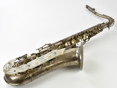 Lot 1272 - KEILWERTH; a silver plated tenor saxophone,...