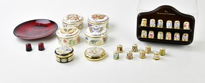 Lot 5439 - MINTON; a twin handled limited edition jar and...