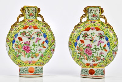 Lot 1002 - A pair of late 19th century Chinese Famille...