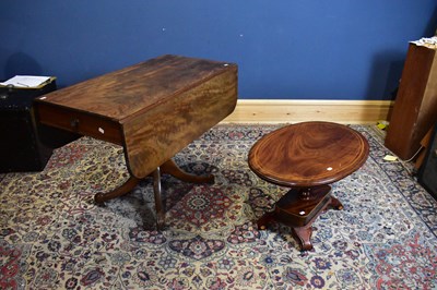 Lot 2516 - A 19th century mahogany drop leaf Pembroke...