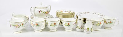 Lot 2134 - WEDGWOOD; a 'Mirabelle' pattern part tea service.