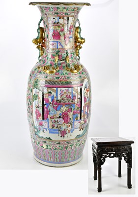 Lot 1004 - A monumental 19th century Chinese Famille Rose...
