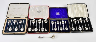 Lot 2741 - JOHN BATT; a cased set of six Edward VII...