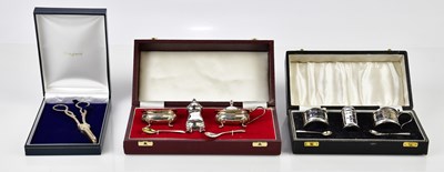 Lot 2546 - J.A CAMPBELL; an Elizabeth II hallmarked...