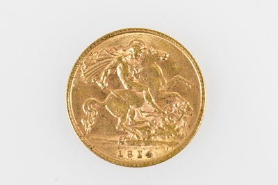 Lot 3136 - A George V half sovereign, 1914.