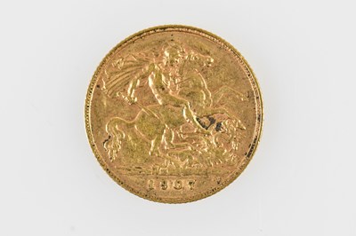 Lot 3137 - An Edward VII half sovereign, 1907.