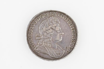 Lot 3127 - GEORGE I; a silver crown SECVNDO border, 1716.