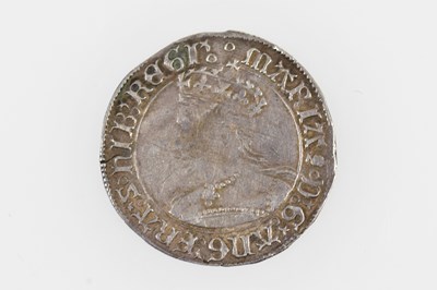 Lot 3168 - MARY I (1553-1555); a silver groat (crowned...