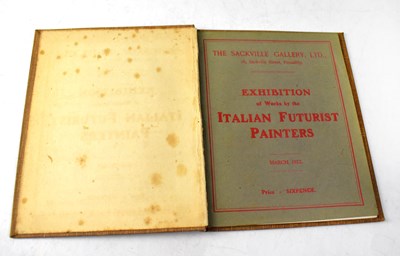 Lot 590 - Exhibition of Works by The Italian Futurist Painters