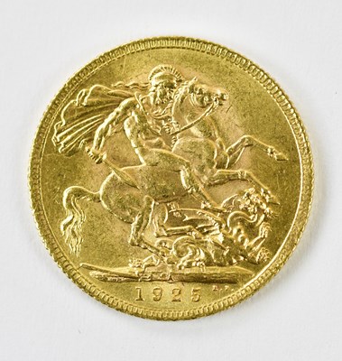 Lot 3086 - A George V full sovereign, 1925, South Africa...