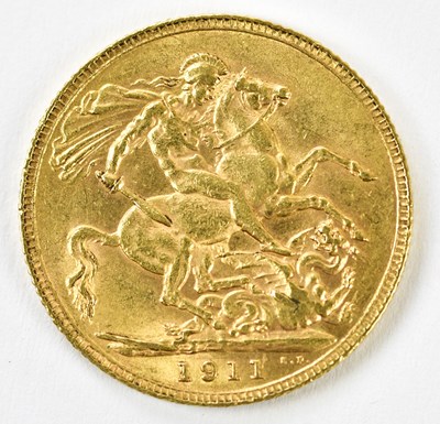 Lot 3087 - A George V full sovereign, 1911.