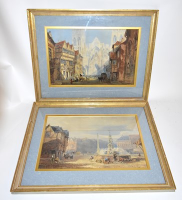 Lot 6082 - PAIR OF WATERCOLOURS