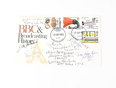 Lot 637 - DOCTOR WHO; a first day cover signed by Tom...