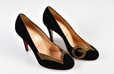 Lot 1060 - CHRISTIAN LOUBOUTIN: a pair of unworn unused...
