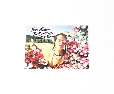 Lot 608 - TRACEY EMIN; a colour postcard image of the...