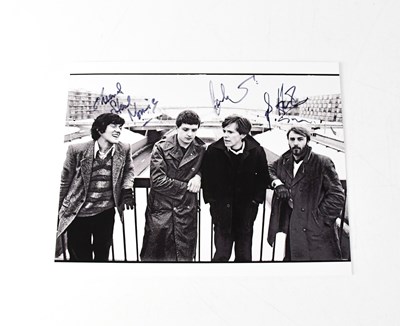 Lot 627 - JOY DIVISION; a black and white promotional...