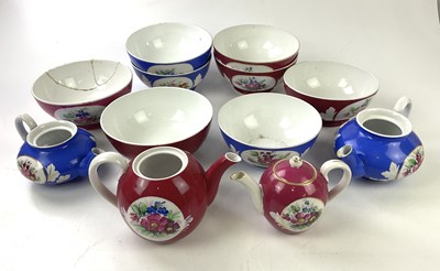 Lot 5396 - A group of Russian Gardner porcelain...