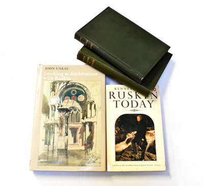 Lot 581 - A collection of books relating to John Ruskin