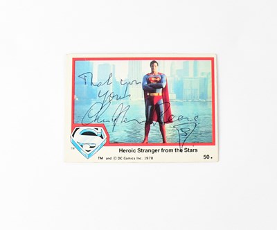 Lot 641 - CHRISTOPHER REEVE; a 'Superman The Movie'...