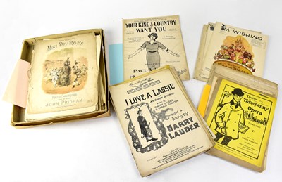 Lot 611 - A collection of sheet music