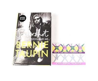 Lot 625 - ELTON JOHN; a signed postcard, and a copy of...