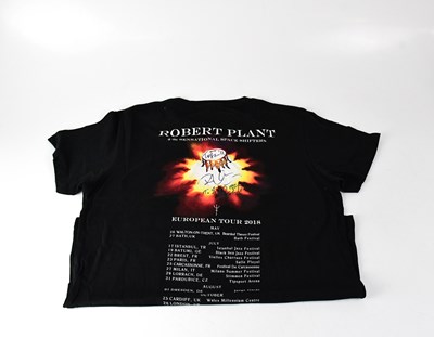 Lot 621 - ROBERT PLANT; a T-Shirt from the 2018 European...