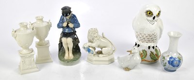 Lot 5383 - A mixed collection of ceramic figures to...