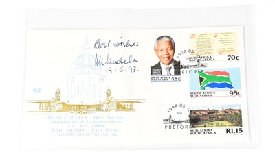 Lot 886 - NELSON MANDELA; a South African first day...
