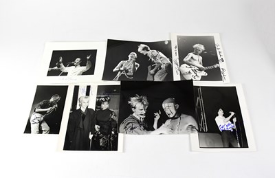 Lot 619 - Thirteen signed black and white promotional...