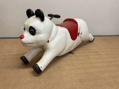 Lot 33 - A 1970s fairground carousel panda, height 58cm,...