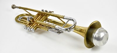 Lot 1300 - ANTOINE COURTOIS; a brass cased trumpet, S.N:...