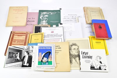 Lot 1284 - CLASSICAL MUSIC INTEREST; a collection of...
